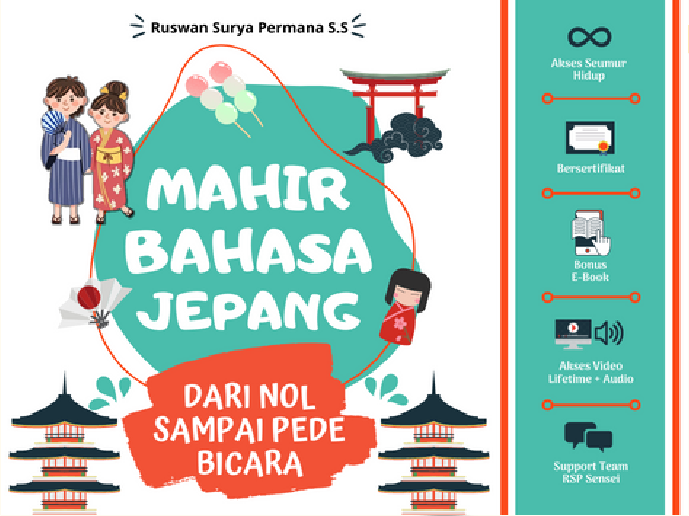 MAHIR BAHASA JEPANG DARI NOL SAMPAI PEDE BICARA